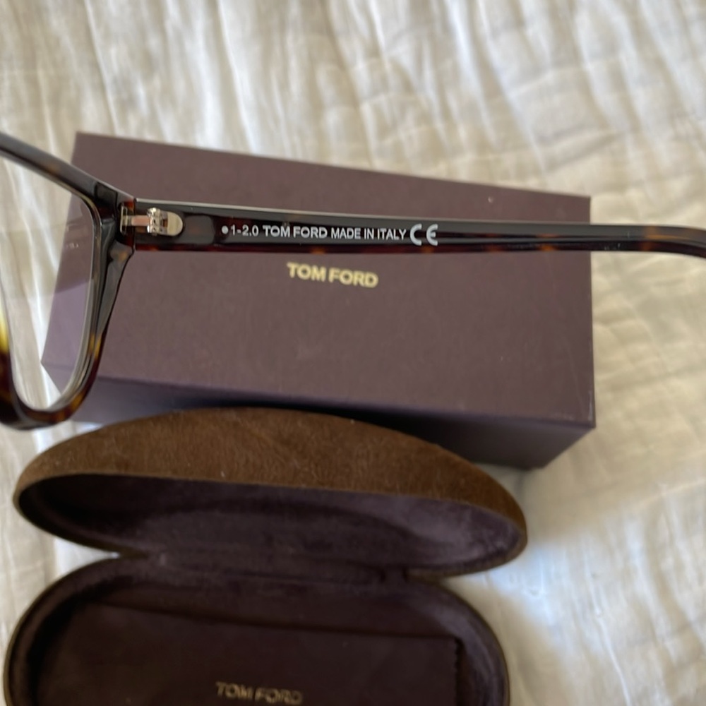 Tom Ford Full Presentation BNIB Cateye Blue Block glasses frames sunglasses - Picture 8 of 8